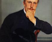 菲利克斯 瓦洛东 : Portrait of the Artist-s Brother with Hat